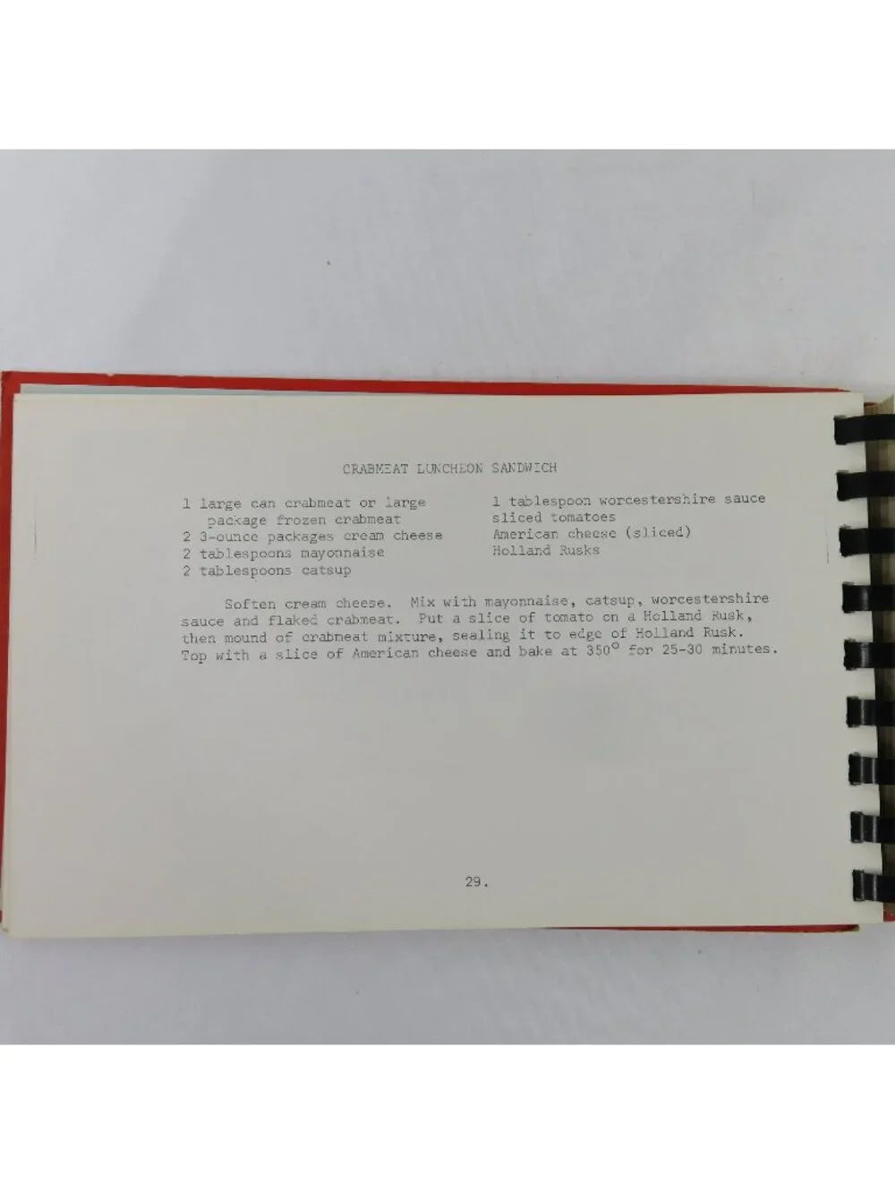 Luncheon Recipes for the Tired and Retired Cook Book Luncheon Scripps Memorial